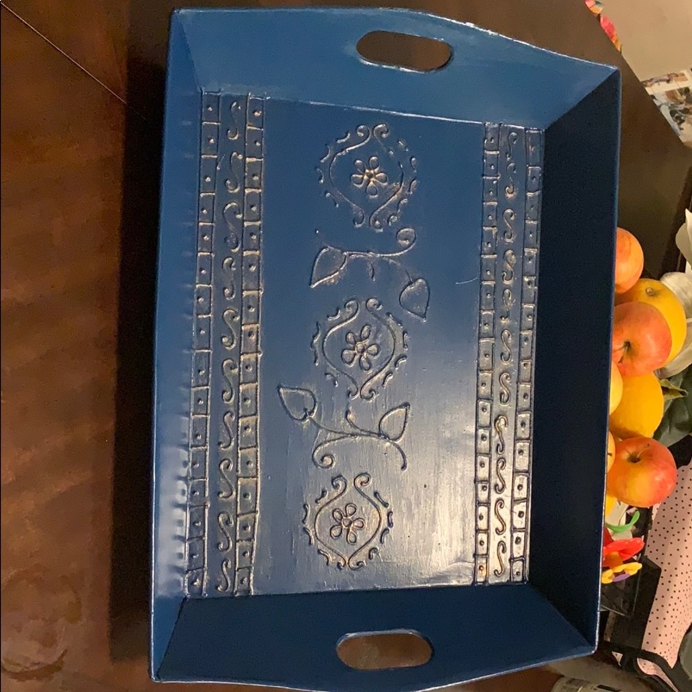 Vintage Blue Tray